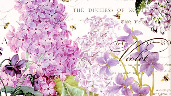 Michel Design Works Motiv Lilac and Violets - Flieder und Veilchen