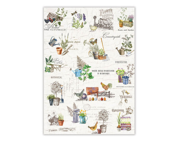 "Country Life" Kitchen Towel Michel Design Works