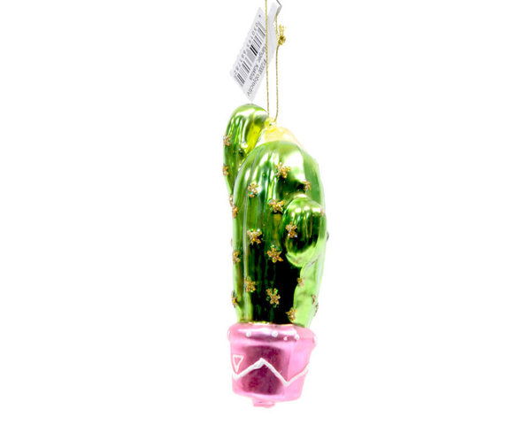 "Kaktus mit Blüte im Topf" Glas Hänger GIFT COMPANY