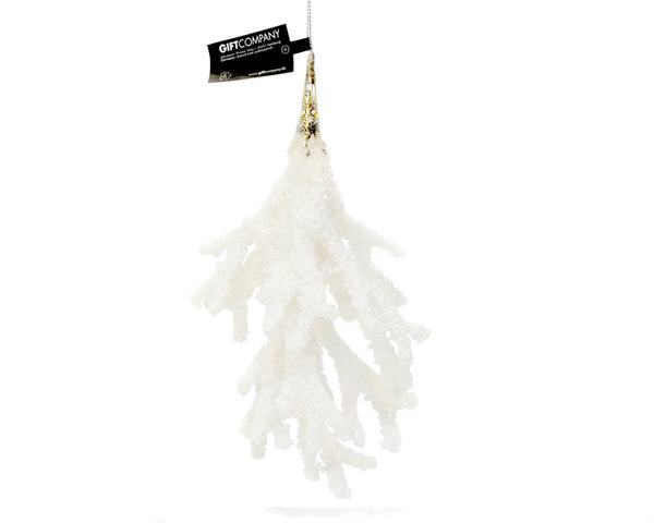 "White Coral" Christmas Ornament GIFT COMPANY