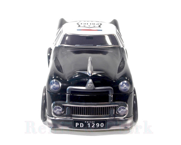 "Classic Black & White Police Car" Keksdose Oldtimer