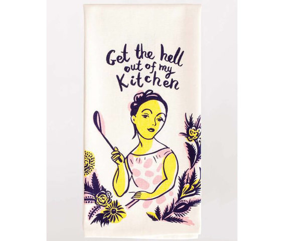 "Get the Hell out of my Kitchen" Geschirrtuch Blue Q