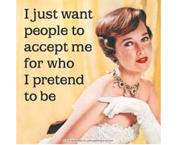 "I just want people to accept me for..." Untersetzer