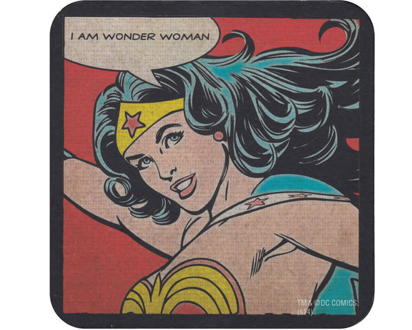 "I am Wonder Woman" Untersetzer Bierdeckel