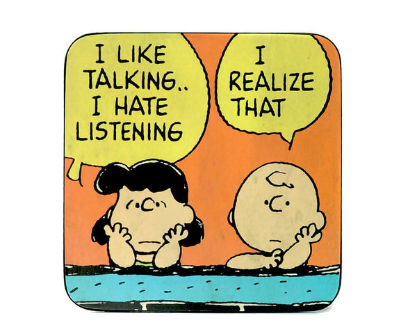 Peanuts "Lucy & Charlie Brown" Untersetzer Bierdeckel