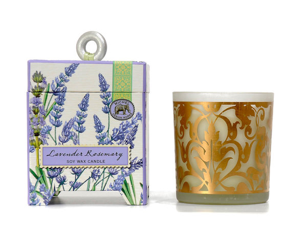 Scented Soy Wax Candle Michel Design "Lavender Rosemary"