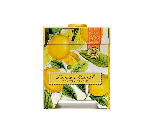 "Lemon Basil" Duftkerze groß Michel Design Works