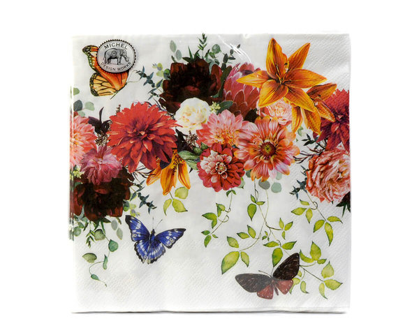 "Sweet Floral Melody" Luncheon Napkins  Michel Design