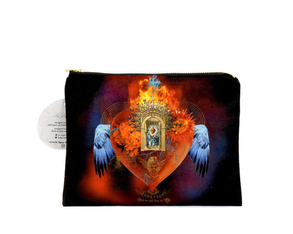 Velvet Vanity Bag "Sacred Heart 29" by La Ligne 29