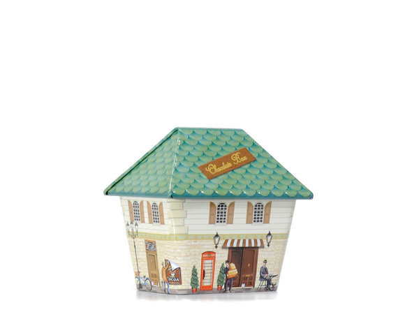 Kleines grünes Haus Chocolate Box Mini Keksdose