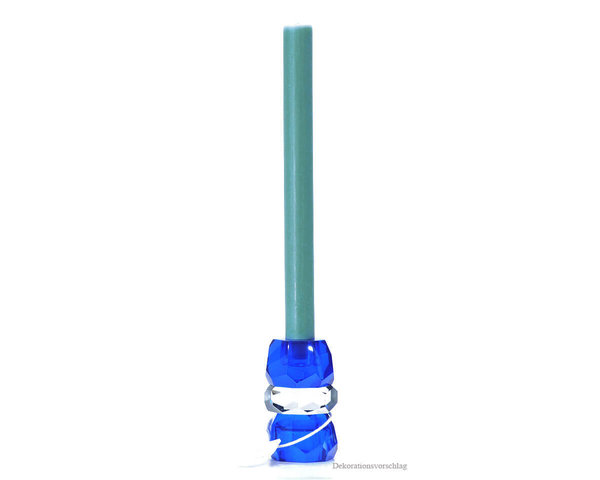 Palisades "Blau"Kristallglas Kerzenhalter GIFT COMPANY