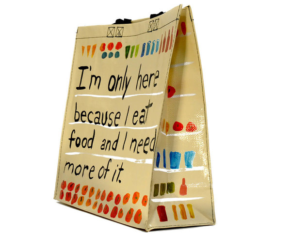 Shopper "I'm only here because..." Tasche Blue Q