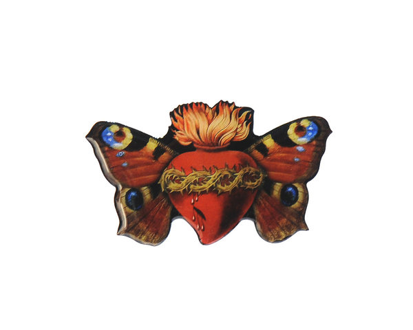"Papillon Sacré" Pin Metall & Resin von Voglio Bene