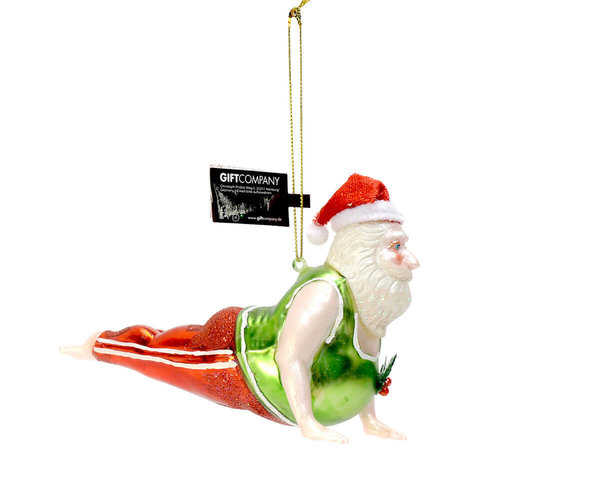 "Yoga Santa "Sphinx" Christbaum Hänger GIFT COMPANY