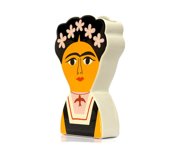 "Frida Kahlo" Vase von Kitsch Kitchen Amsterdam