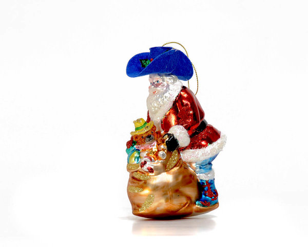 "Santa Cowboy mit Geschenken" GIFT COMPANY Christbaum Hänger