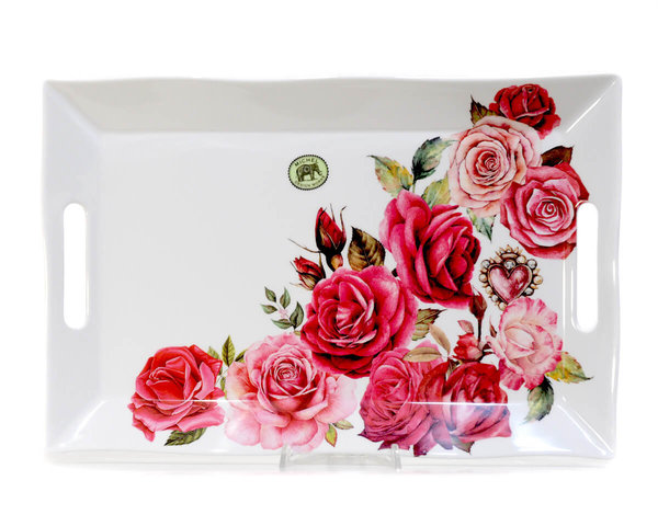 "Royal Rose" Michel Design Works Melamin Tray