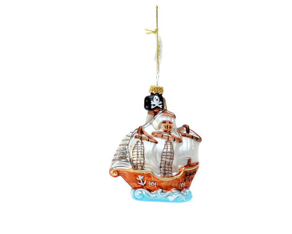 "Piratenschiff" Weihnachts-Hänger Glas GIFT COMPANY