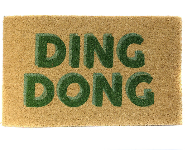 "Ding Dong" Doormat coconut fibers by GIFT COMPANY