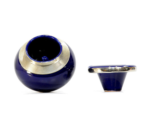 Aschenbecher "Nachtblau" Feinste Keramik aus Marrakesch