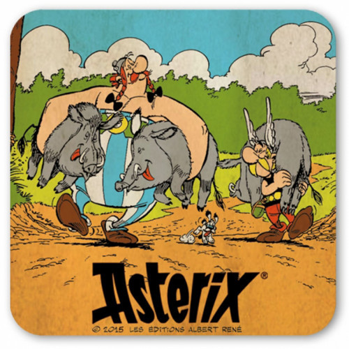 Asterix Obelix "Wild Boar" Untersetzer / Bierdeckel